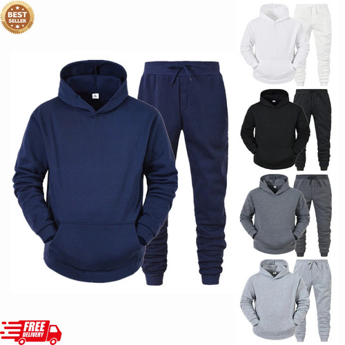 Men tracksuit set hoodie - set,