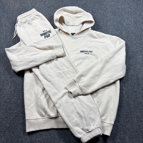 White fox tracksuit set - white, womens