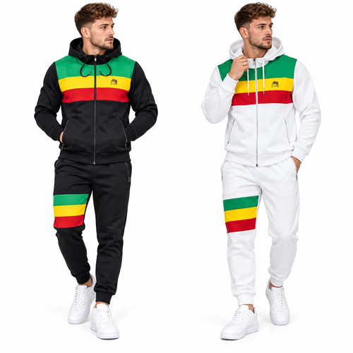 Mens rasta tracksuit - rasta,