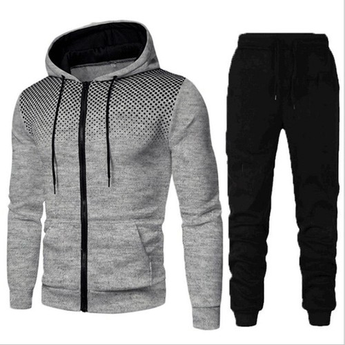 Mens 2pcs hooded - hooded, set