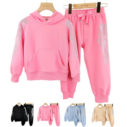 Girls tracksuit angel wings - angel,