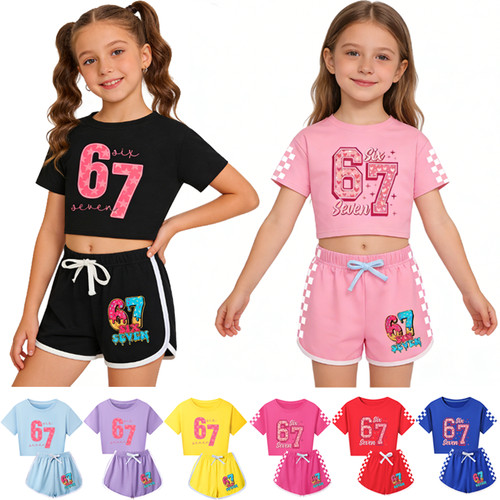 Kids girls funny number - girls, 67