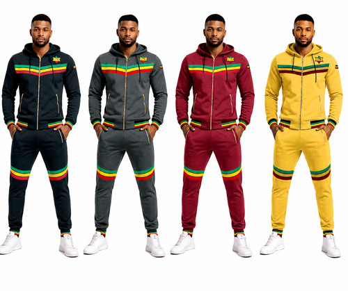 Mens tracksuit rasta - mens,