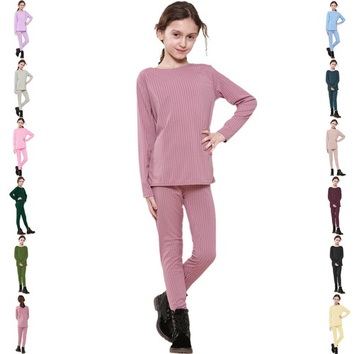 Girls ribbed top leggings - top,